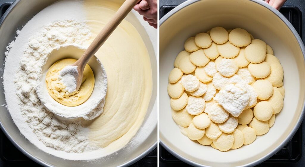 What are 2 important steps when making biscuits?