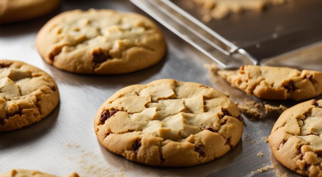 What happens when you use gluten-free flour in cookies?