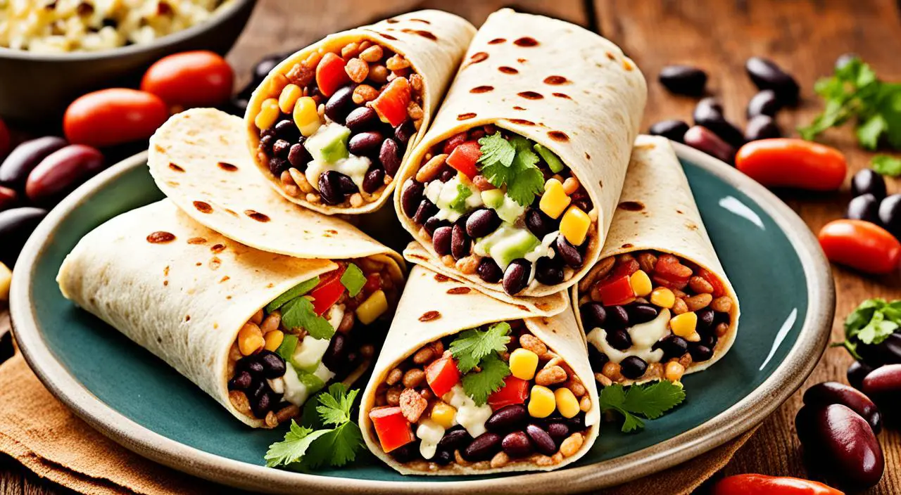 What kind of beans go in burritos?