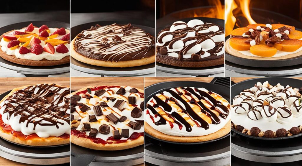 pizza oven desserts