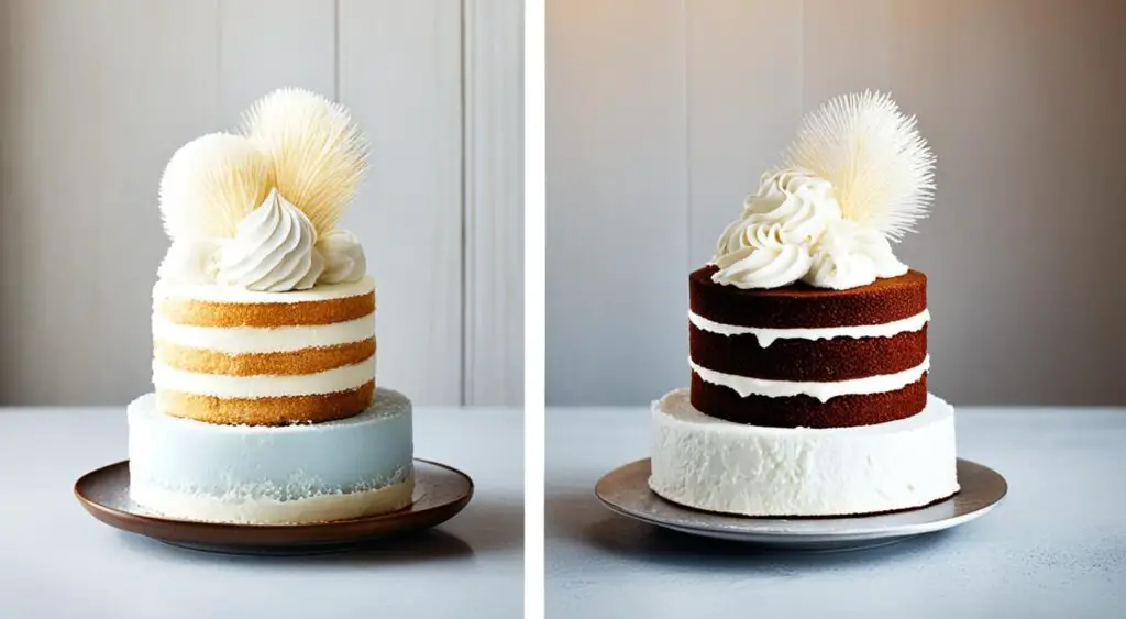 Cake texture differences