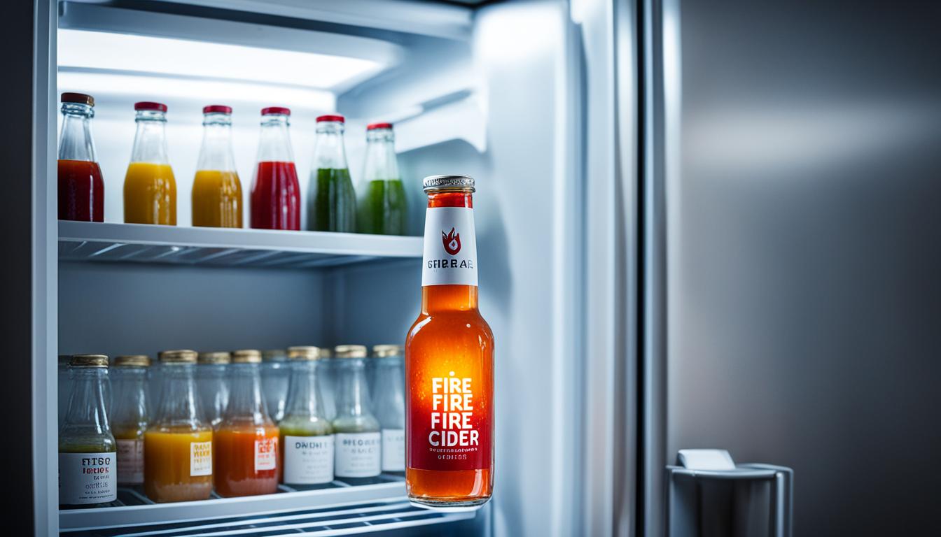 Can you keep fire cider in the fridge?