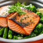 Does salmon stick to air fryer?