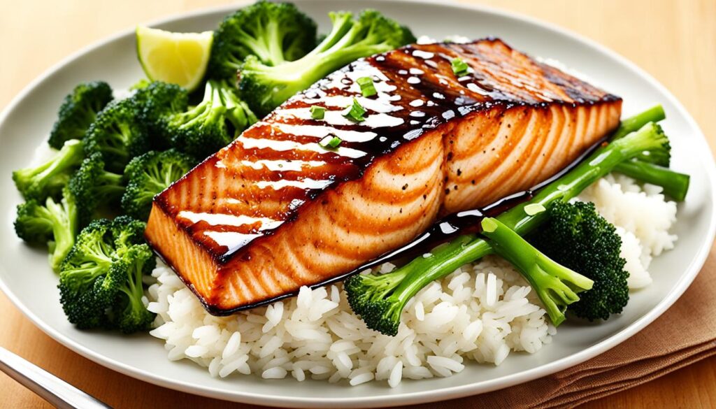 How do you eat teriyaki salmon?