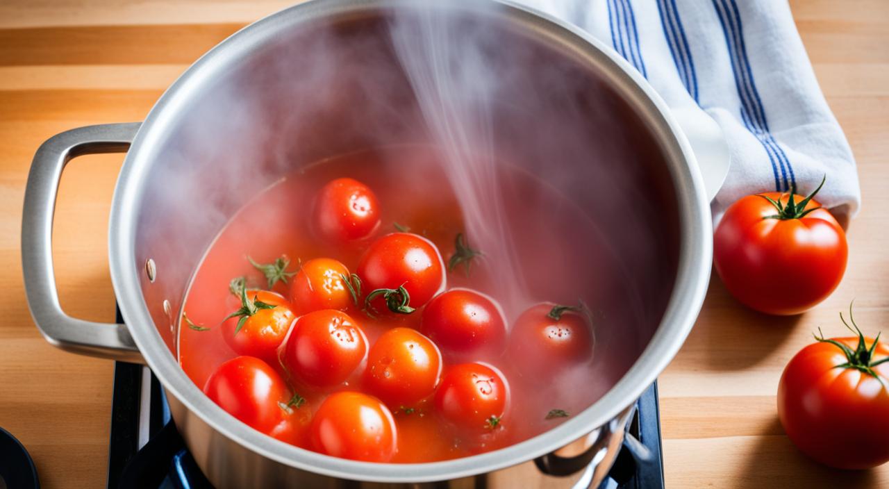 Is it necessary to cook tomatoes before adding them to soup?