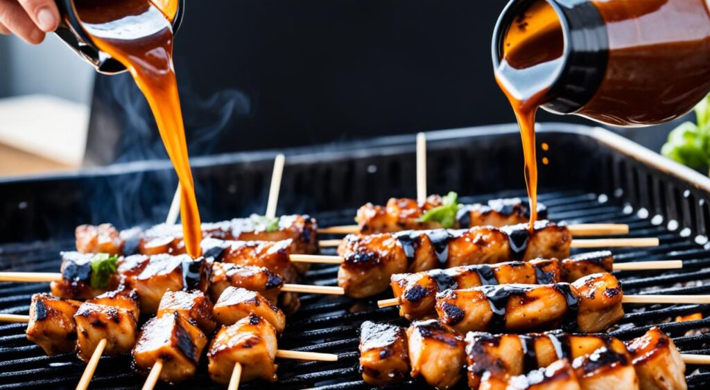 Japanese BBQ sauce and teriyaki sauce