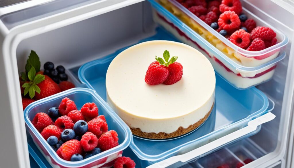 Preserving No-Bake Cheesecake