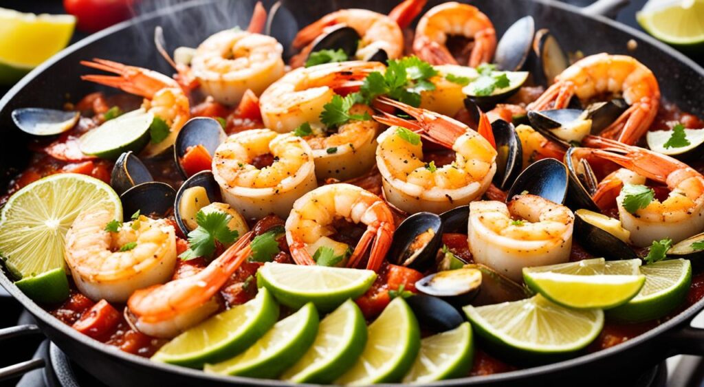 Seafood for Fajitas