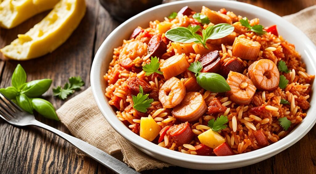 What are the two types of jambalaya?