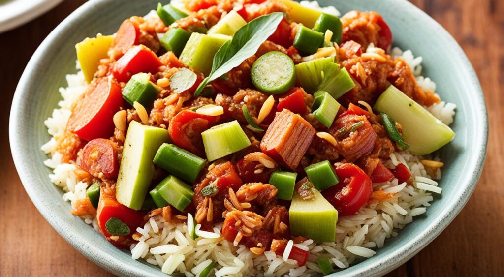 What is the Holy Trinity of jambalaya cooking?