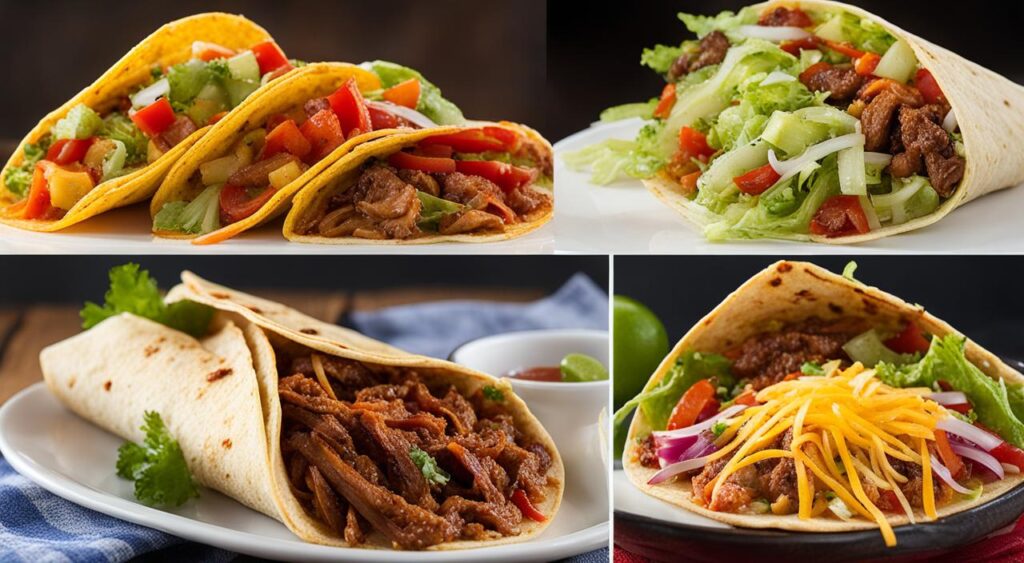 What makes a fajita different from a taco?