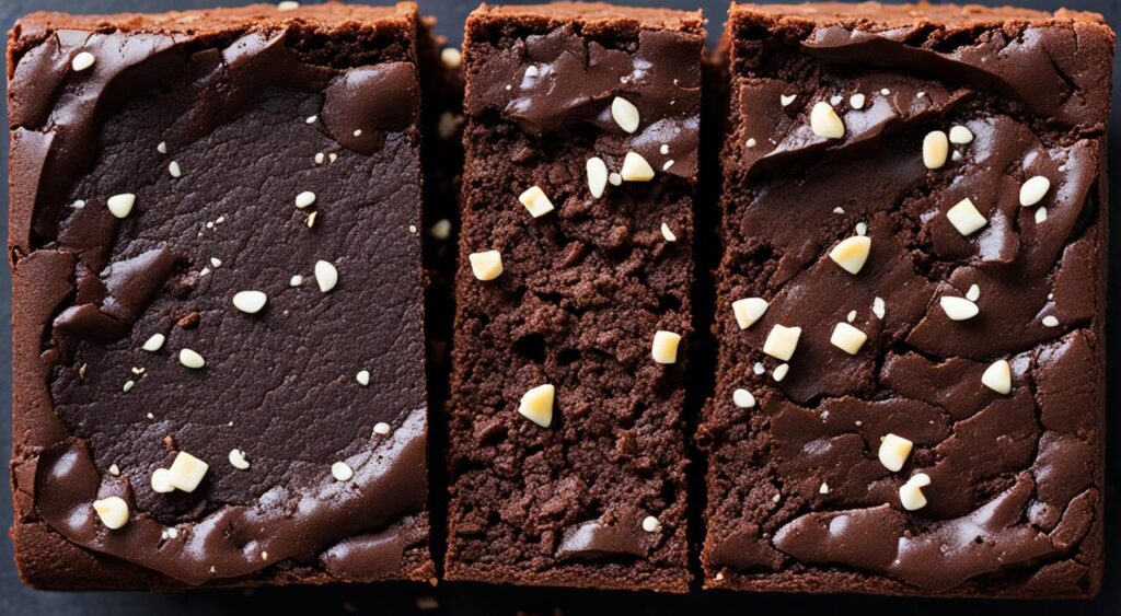 What makes brownies chewy vs fudgy?