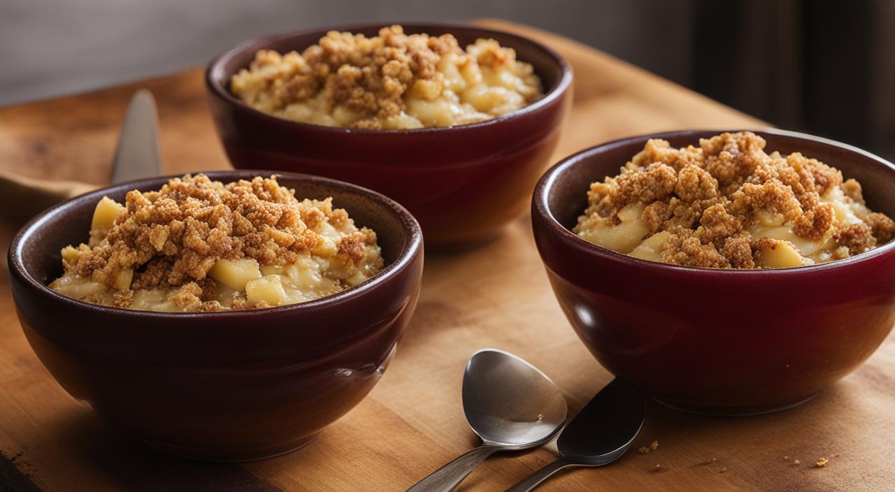 What's the difference between apple crumble and apple crisp?