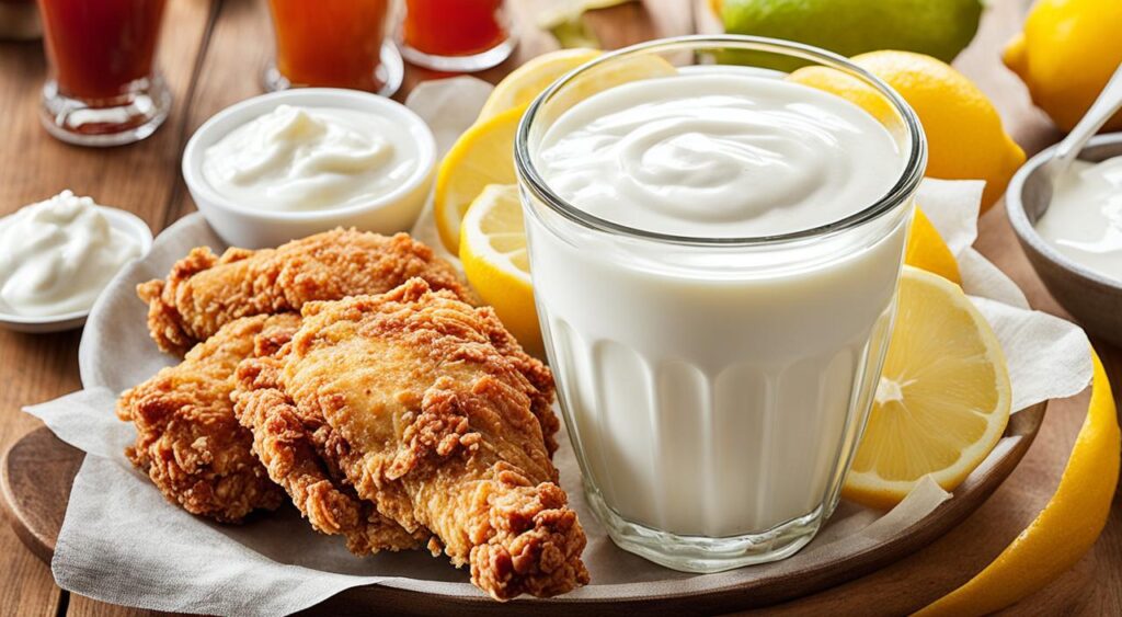 alternatives to buttermilk in fried chicken