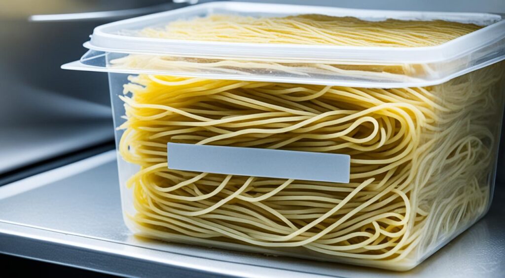 best way to store spaghetti