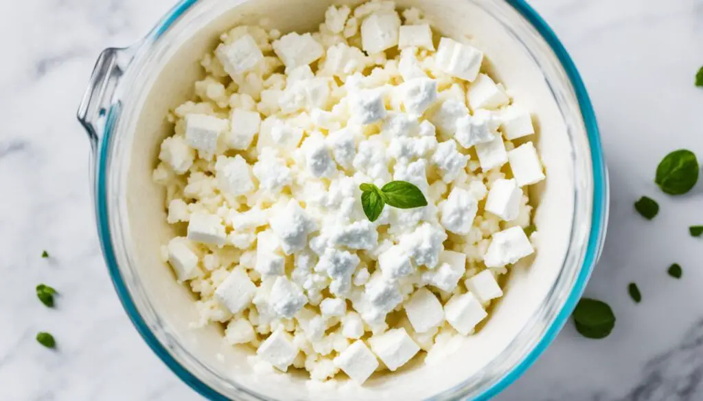 blending cottage cheese