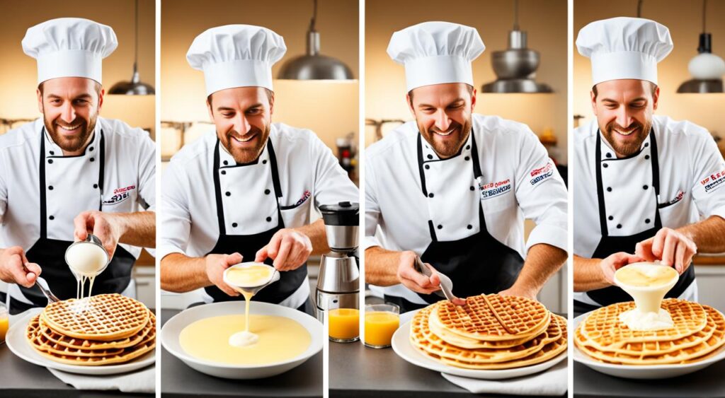 cooking with waffle mix