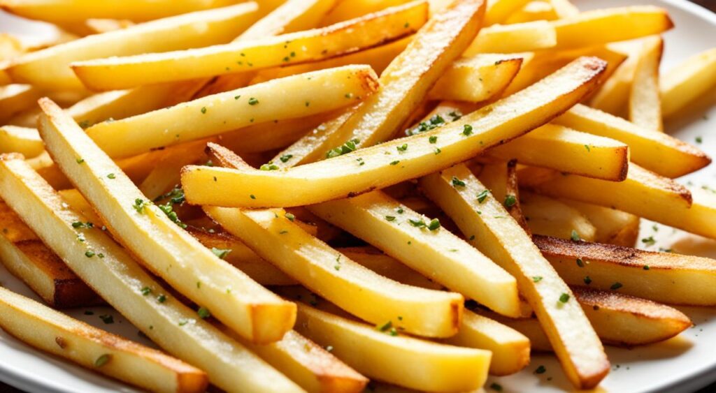 crispy reheated fries