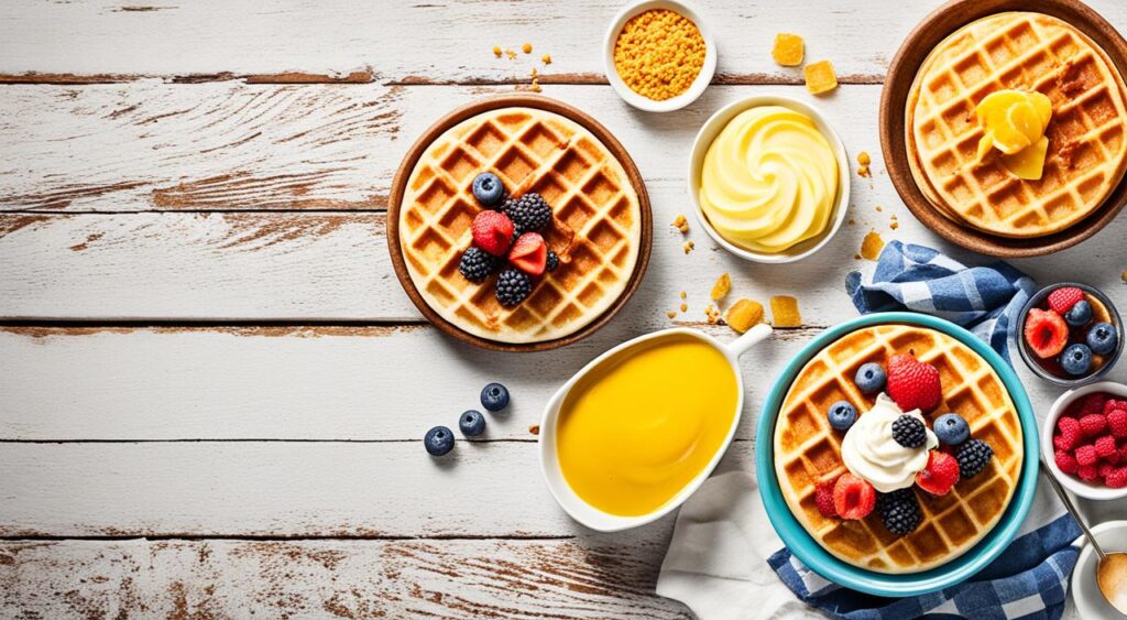 flavors of waffle mix and pancake mix