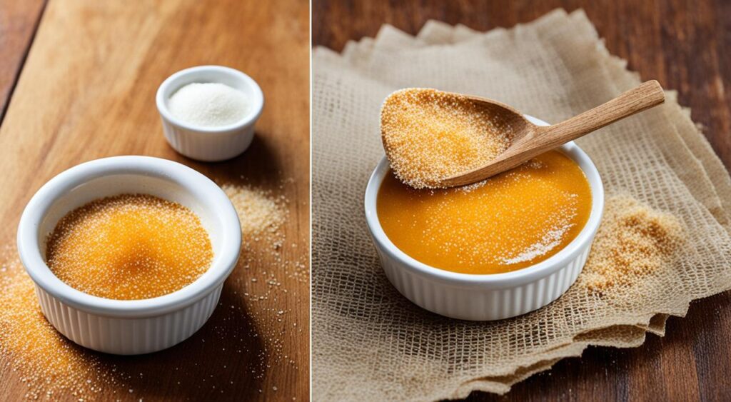 gourmet sugar for crème brûlée