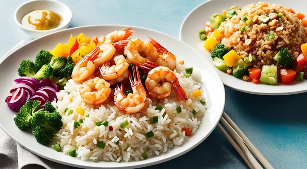 honey walnut shrimp rice-based sides