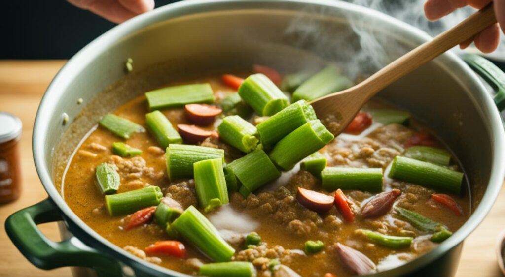 how to thicken gumbo image