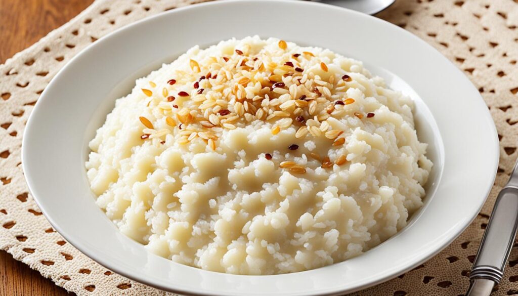 how to thicken rice pudding