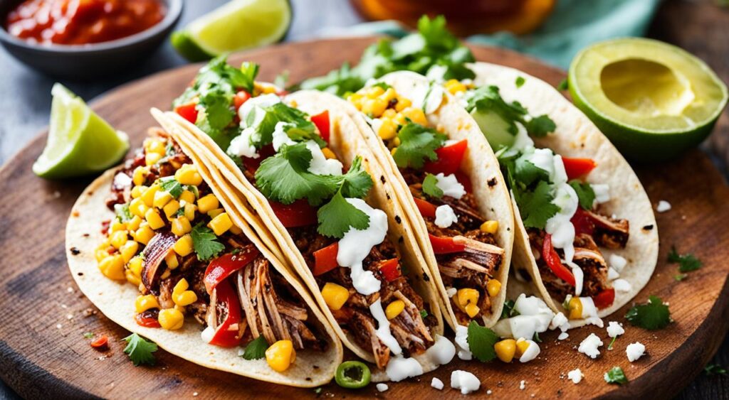 leftover barbecue tacos