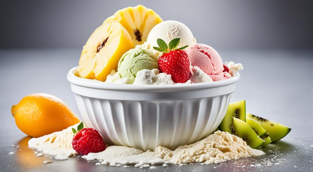 low-calorie ice cream thickener