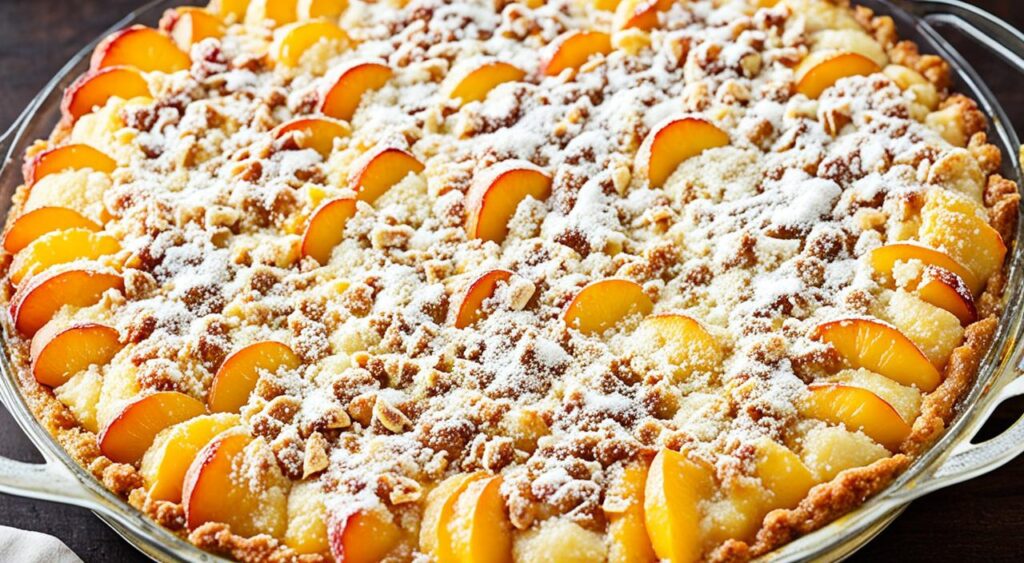 peach cobbler