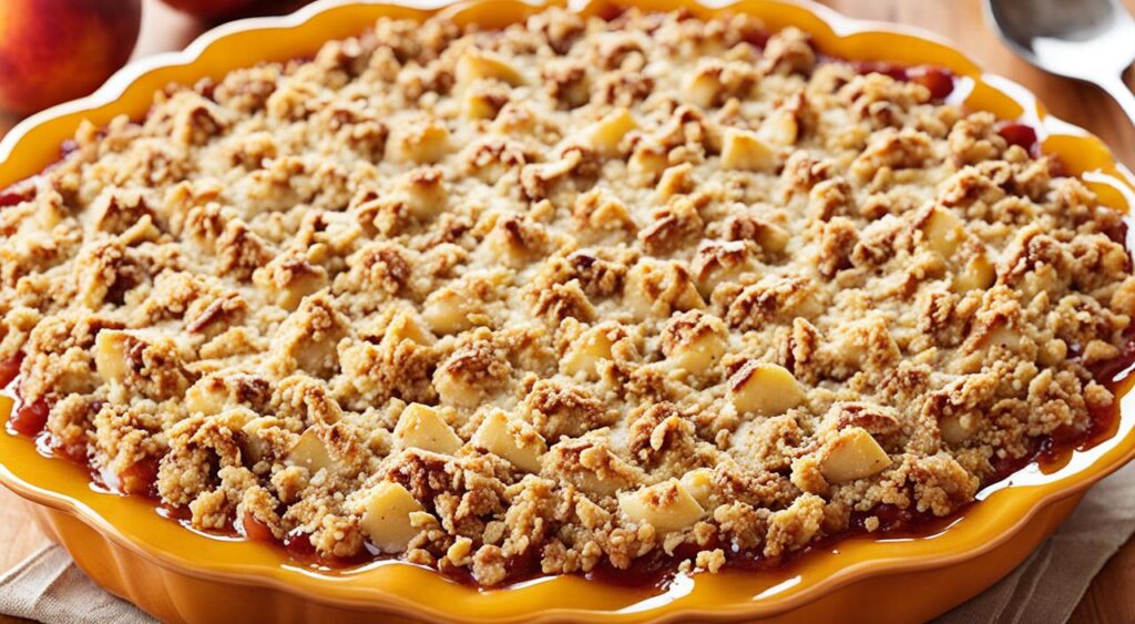 peach crisp