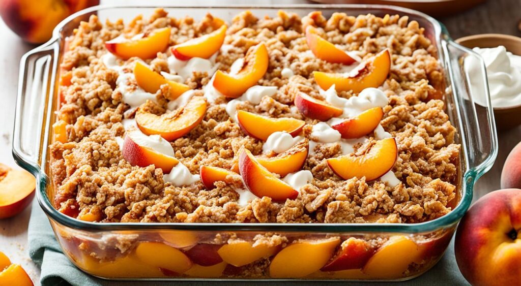 peach crisp