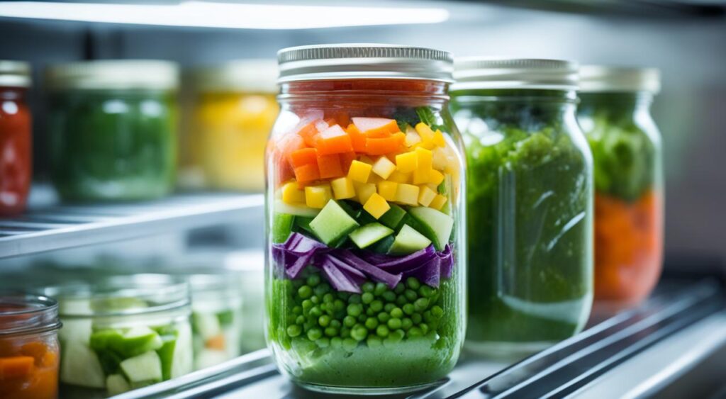 preserving vegetable soup