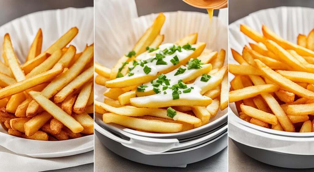 reheating fast food fries