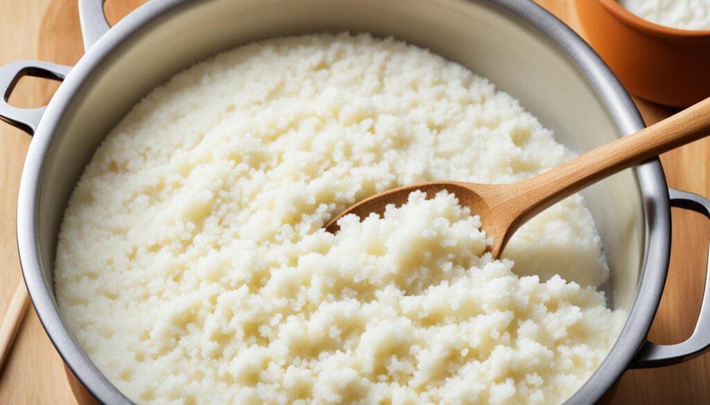 rice pudding thickening techniques