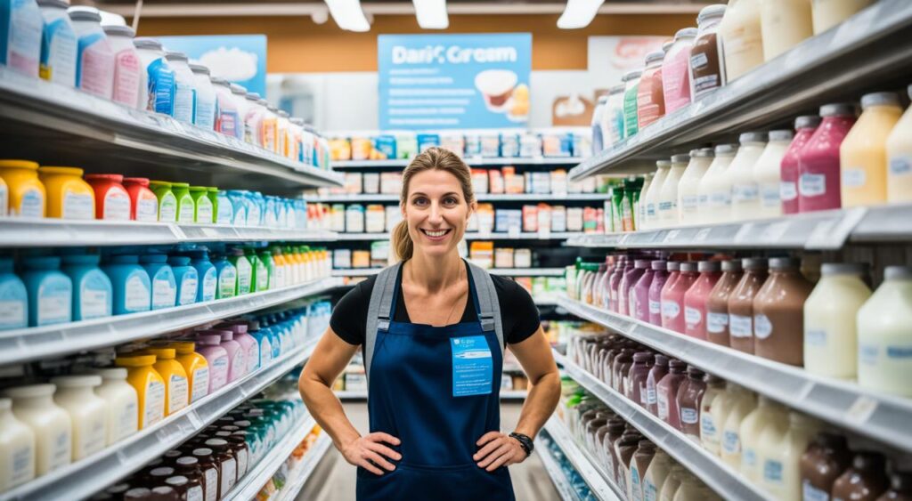 selecting milk for ice cream-making