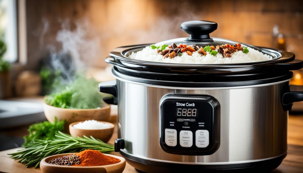 slow cooker rice cooker combo