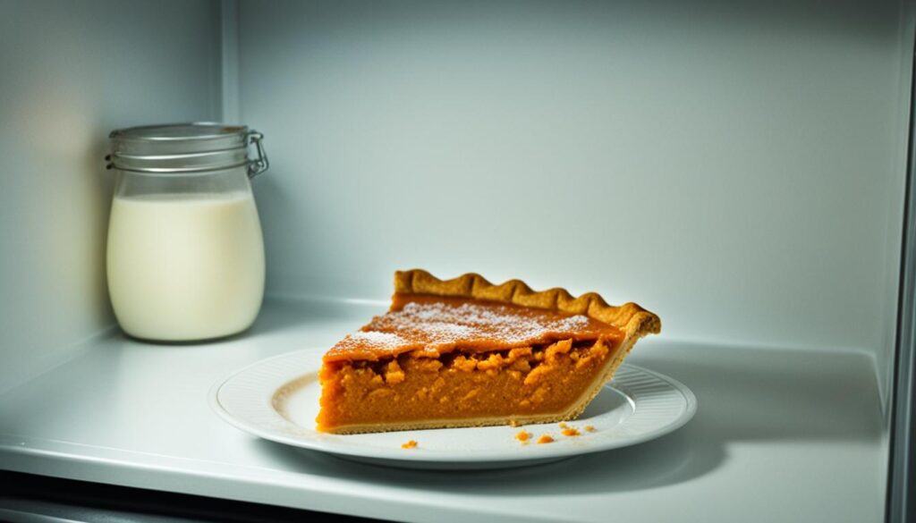 sweet potato pie refrigeration